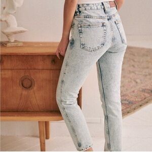 Sezane brut acid jeans, cotton from France
